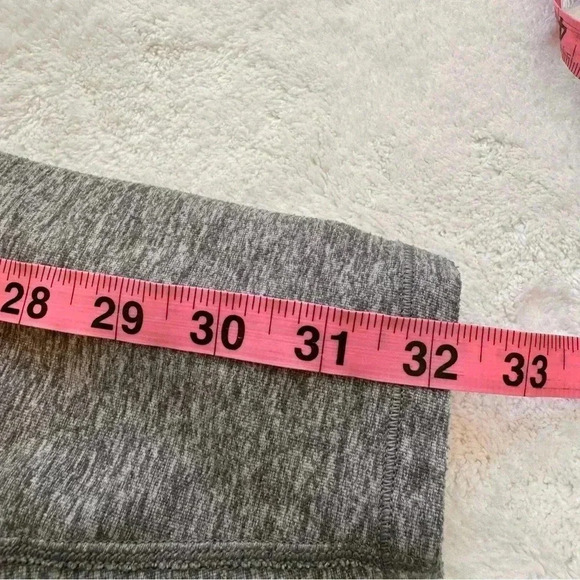 Lululemon Pure Practice Pants Leggings High Rise Lattice Tights Heathered Grey 6 - Picture 13 of 13